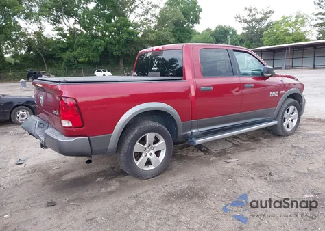 2013 Ram 1500 Outdoorsman из США, поврежденный, VIN 1C6RR7LTXDS649494